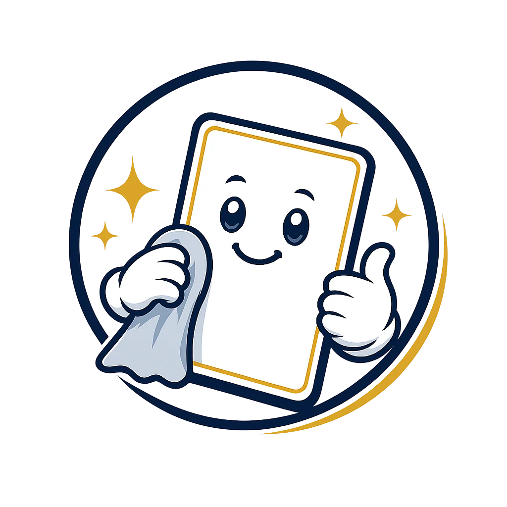 Trading card restoration illustration